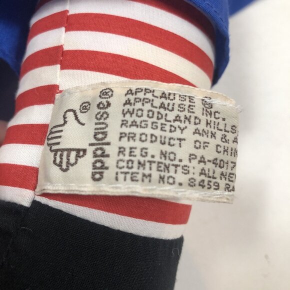 Applause RAGGEDY ANDY DOLL 1991 Johnny Gruelle Plush Plushie Stuffed 25" - Picture 6 of 10